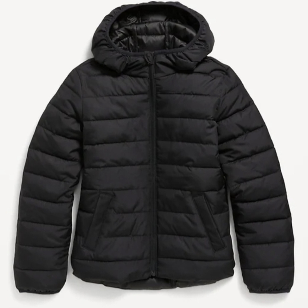 Old Navy Kids Black Puffer Jacket